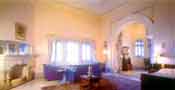 Lavish interior : a suit at Udai Bilas Palace