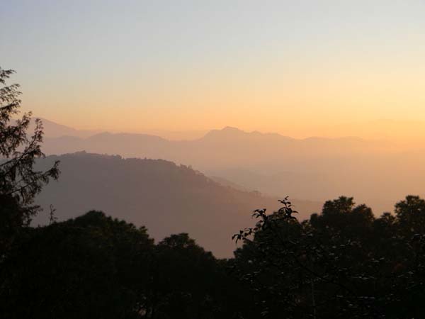 Alpine Resort View From a Nearby Trek