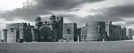 Palace Black and white View