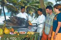 Krishnatheeram Beach Resort, Varkala, Kerala,Krishnatheeram is spread over half an acre and perched on the rock formation cliff hugging the Thiruvambady Beach at Varkala.