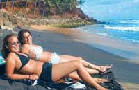 Krishnatheeram Beach Resort, Varkala, Kerala,Krishnatheeram is spread over half an acre and perched on the rock formation cliff hugging the Thiruvambady Beach at Varkala.