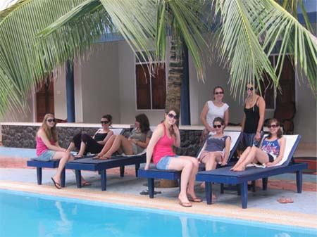 Pool Side View
